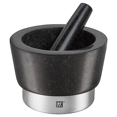 ZWILLING Spices Mörser mit Stößel, Höhe: 10 cm, Ø 11 cm, Granit, Schwarz im Sale